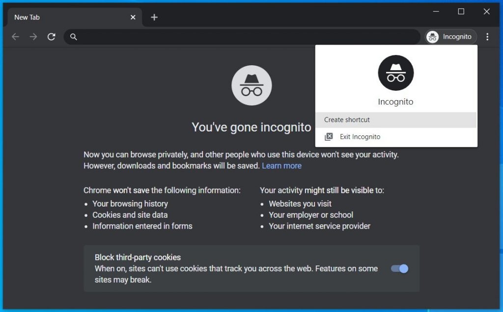 Parancsikonnal indítható inkognitó módot kap a Chrome böngésző