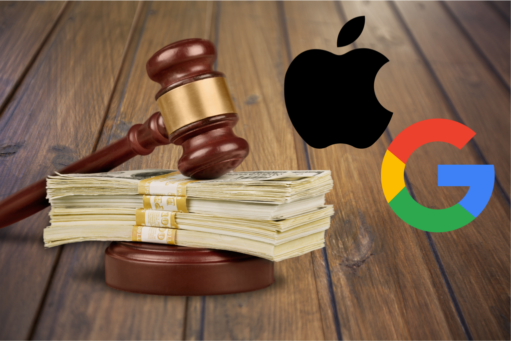 „Agresszív” adatgyűjtés miatt kapott bírságot az Apple és a Google