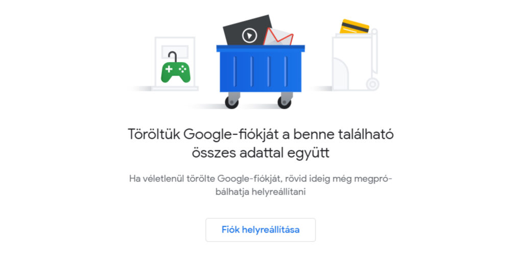 Hogyan törölhetjük Google-fiókunkat és mit jelent a használattól való elállás?